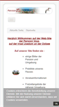 Mobile Screenshot of pensionvoss.de